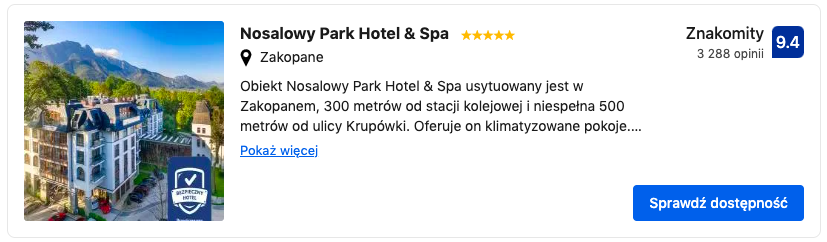 Nosalowy Park Hotel & Spa