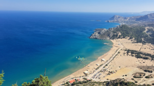 Tsambika Beach – Piękna plaża na Rodos 🏖️