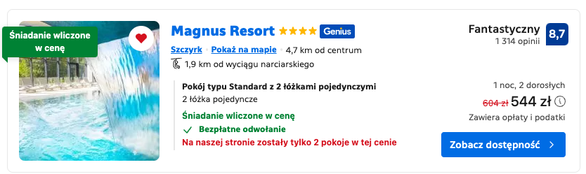 Magnus Resort, Szczyrk, Noclegi Szczyrk, Hotele Szczyrk
