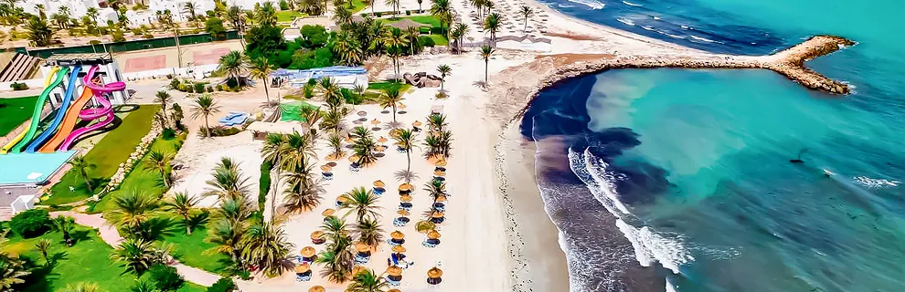 Plaża hotelu Club Palm Azur