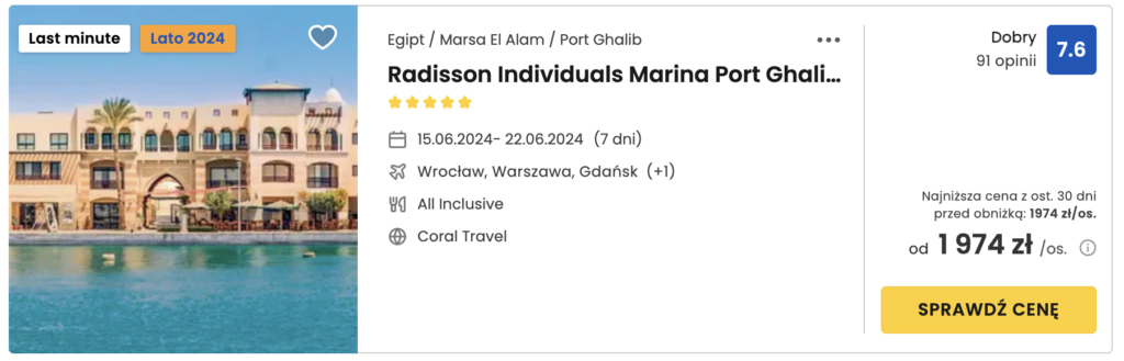 Radisson Individuals Marina Port Ghalib