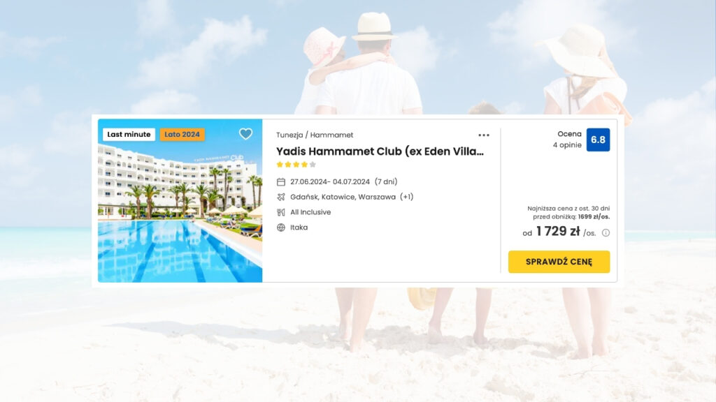 yadis hammamet club last minute