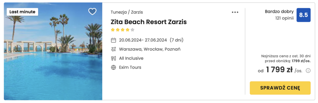 zita zarzis resort