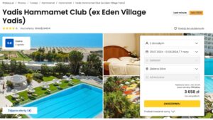 4* Yadis Hammamet Club w Tunezji w świetnej cenie pod koniec lipca