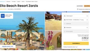 Tunezyjskie Ultra Last Minute do hotelu Zita Beach w Zarzis od 2129 zł