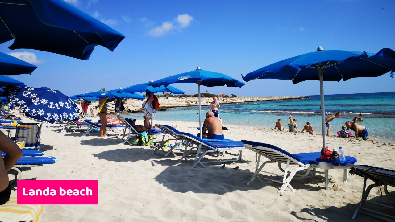 Landa bach, piękne plaże na Cyprze, ayia napa plaże