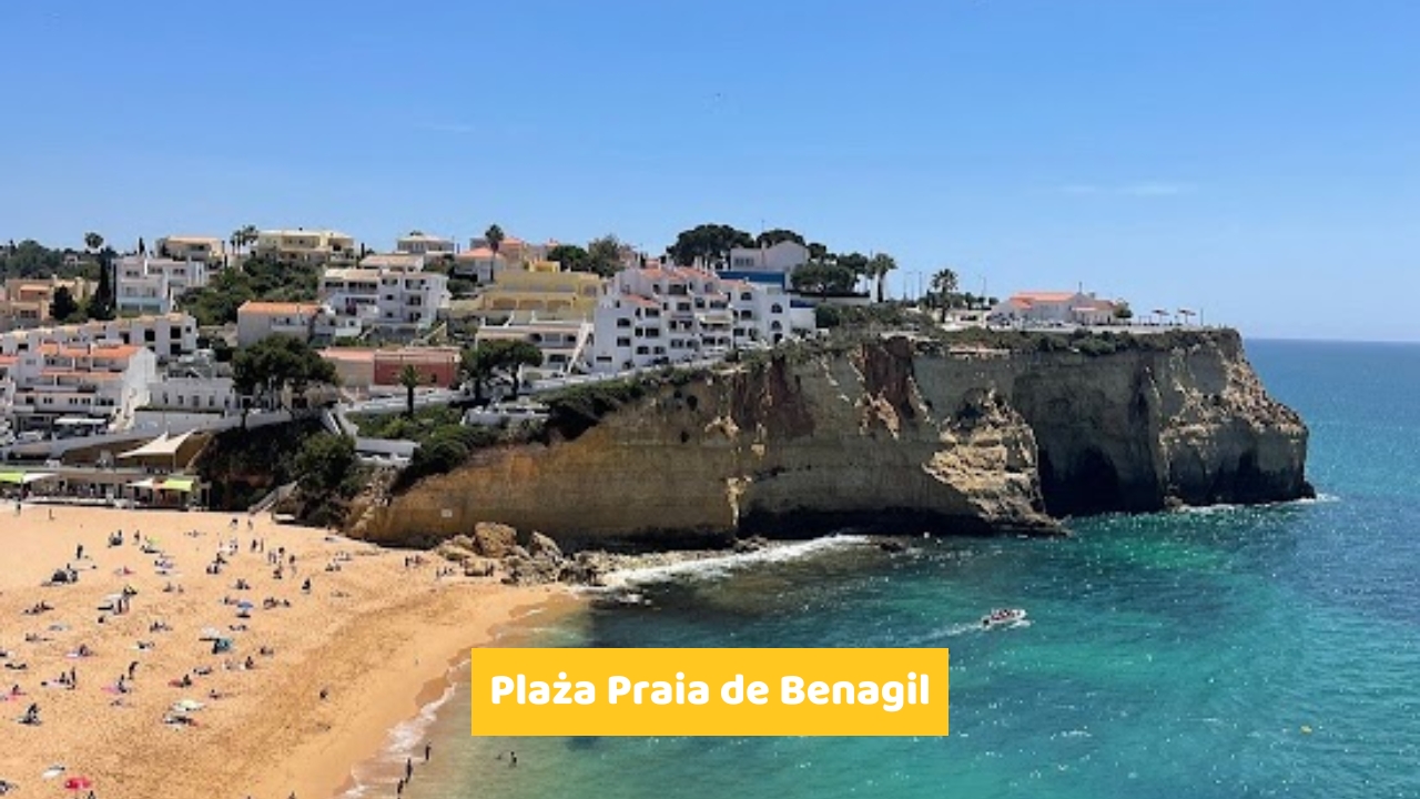 Plaża Praia de Benagil Algarve