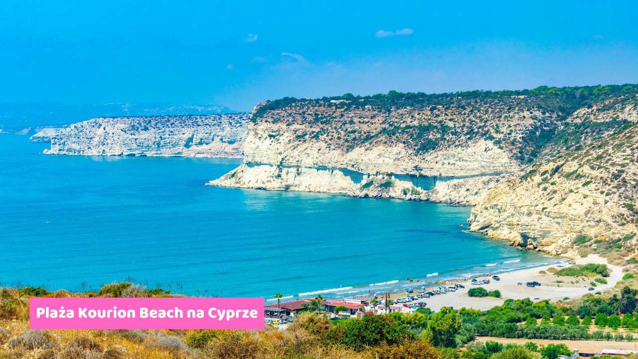 Plaża Kourion Beach na Cyprze