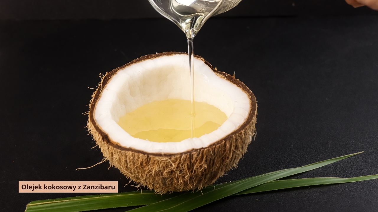 Olejek kokosowy z Zanzibaru