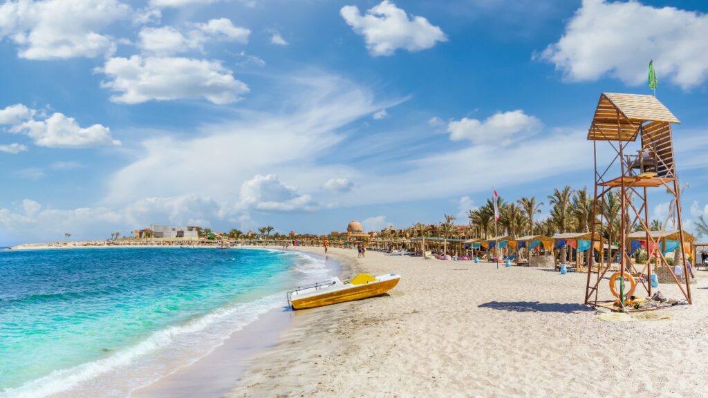 Plaża Abu Dabbab Beach w Marsa Alam