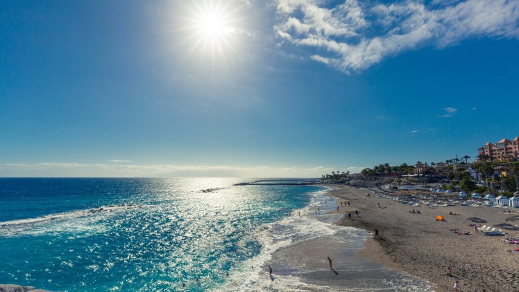 Plaża Playa del Duque na Teneryfie
