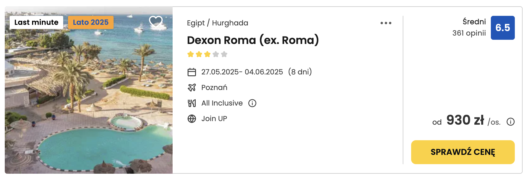Wakacje All Inclusive za 1000 PLN2