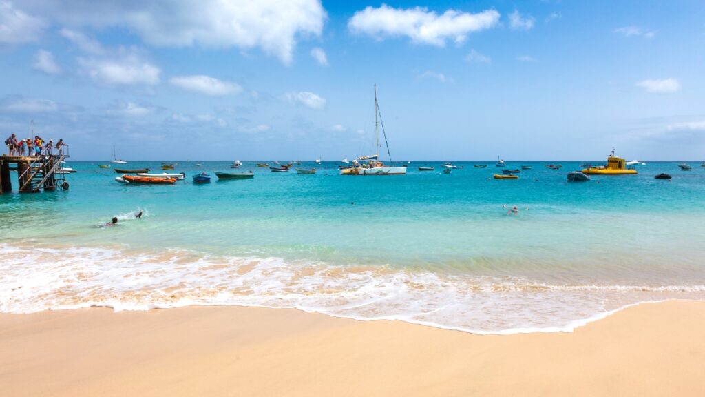 Plaża Santa Maria Beach na wyspie Sal