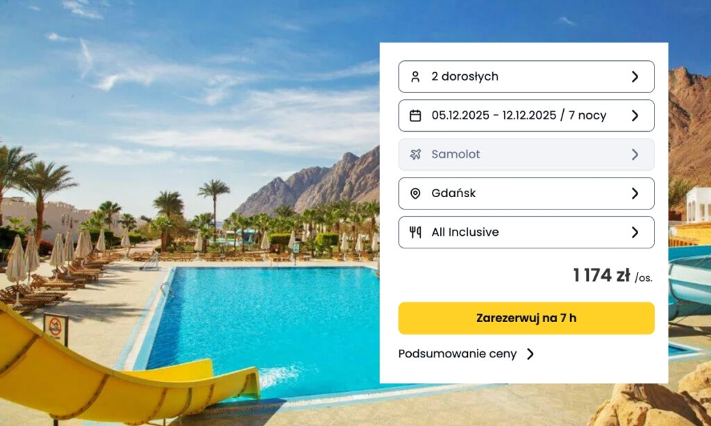 Egipt w grudniu: Happy Life Village 3* przy rafie koralowej z Gdańska od 1174 zł