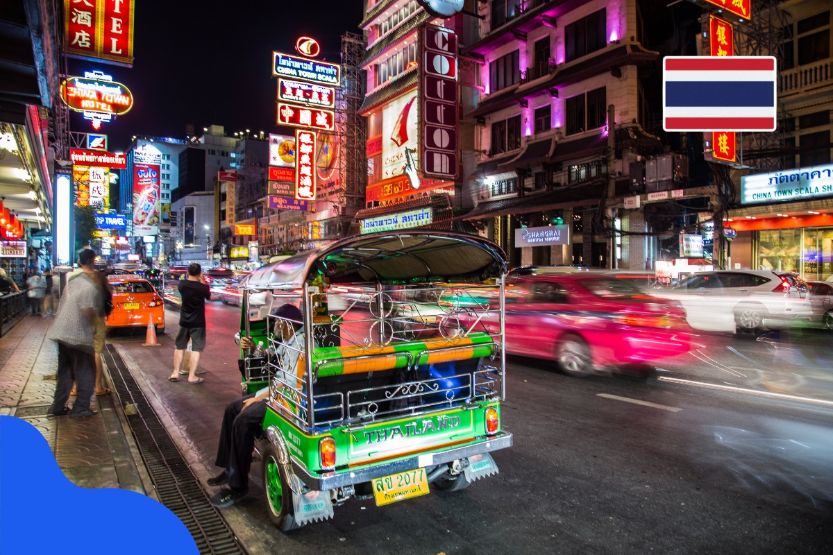Tuk Tuki w Bangkoku