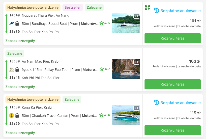 12go Asia aplikacja do poruszania sie po Tajlandii