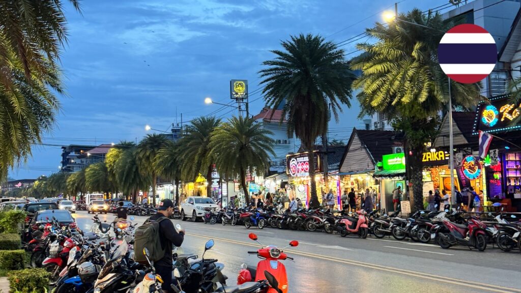 Centrum Ao Nang - promenada, deptak