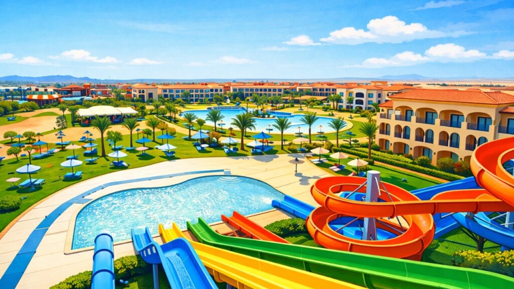 Hurghada dla rodzin 2+2: 7 nocy w 5* hotelu z aquaparkiem z Gdańska za 2536 zł