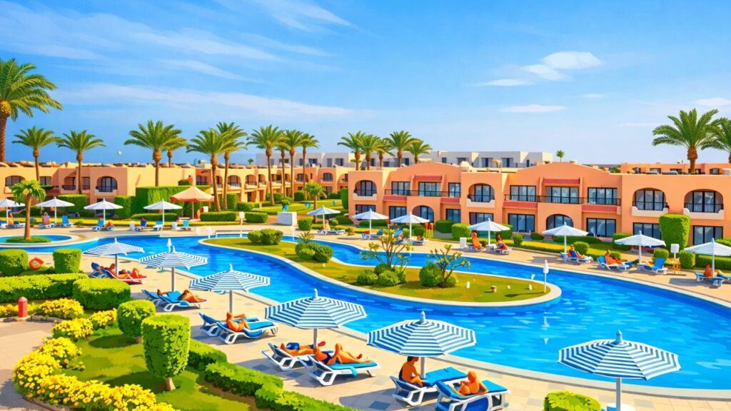 Hurghada last minute: Ali Baba Palace z Katowic na 8 nocy all inclusive za 2750 zł