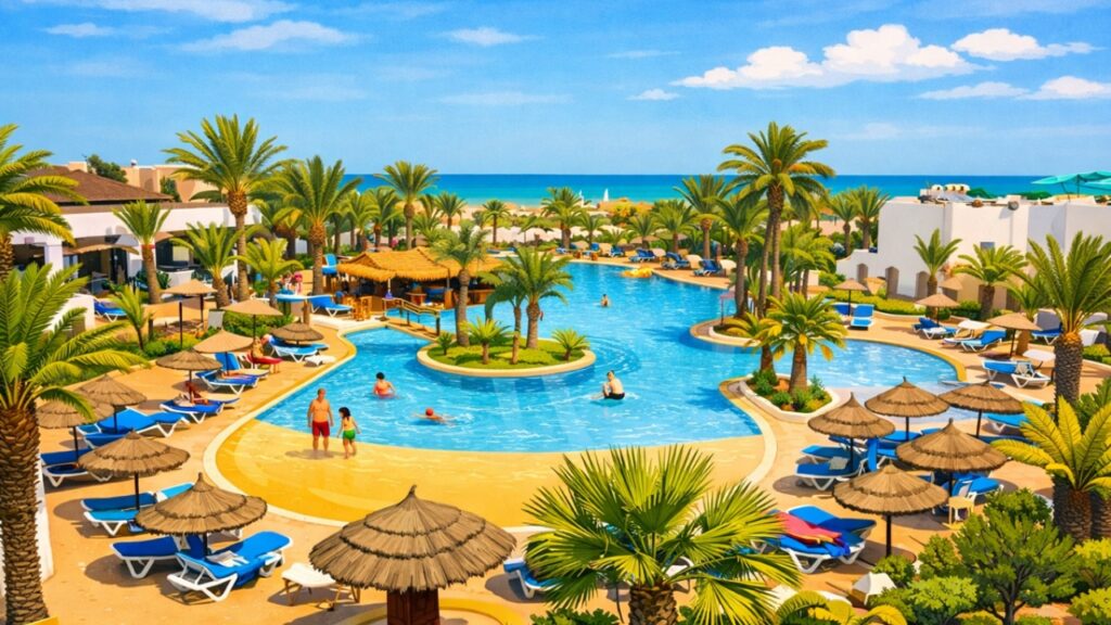 Rodzinne wakacje 2+2 na Djerbie: hotel 4* z Warszawy, All Inclusive Plus od ok. 13 759 zł za wszystkich