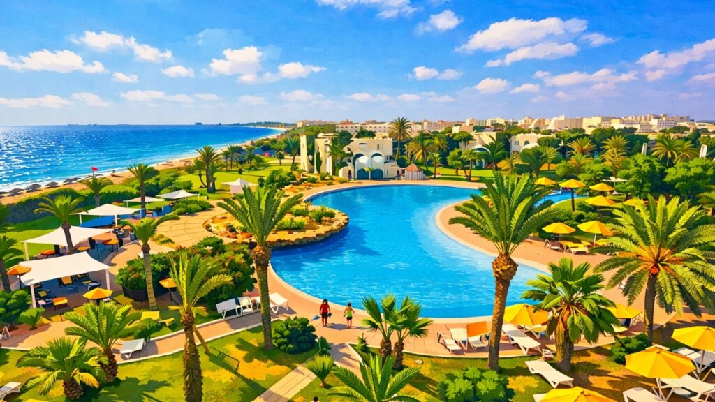 Wakacje 2026 w Tunezji dla rodziny 2+2: Hotel z aquaparkiem i Ultra All Inclusive