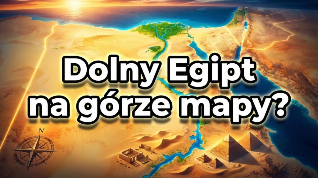 Dolny Egipt na górze mapy?