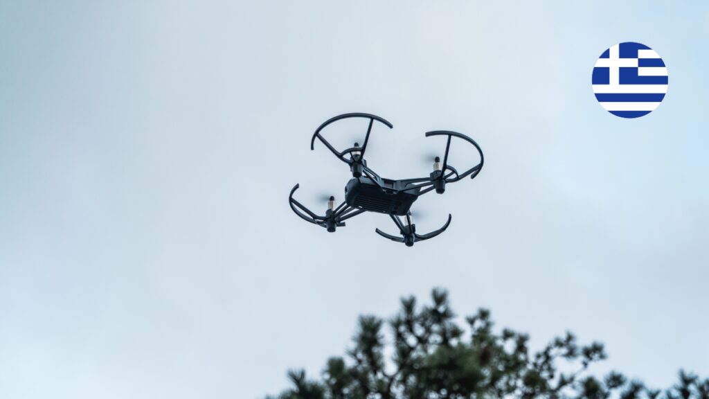 Latanie dronem w Grecji