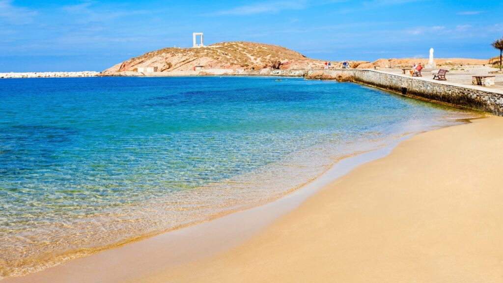 Greckie wyspy - Naxos City Beach, Grecja