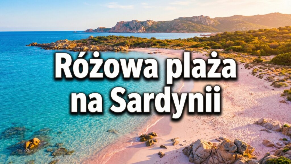 Różowa plaża na Sardynii