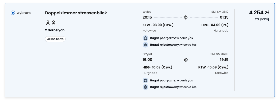 Egipt we wrzesniu za 2127 zl z Katowic