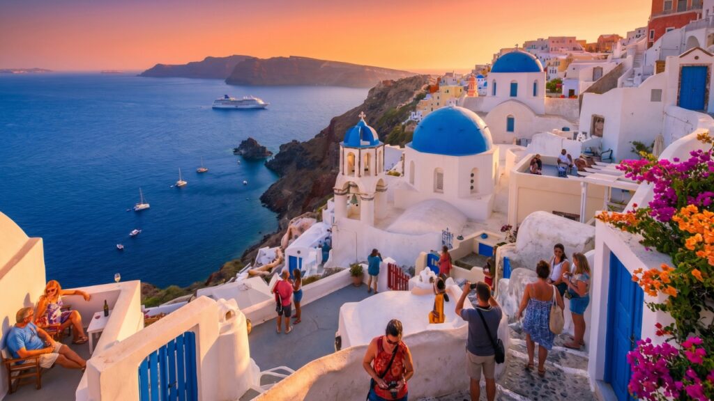 Ile trwa lot na Santorini