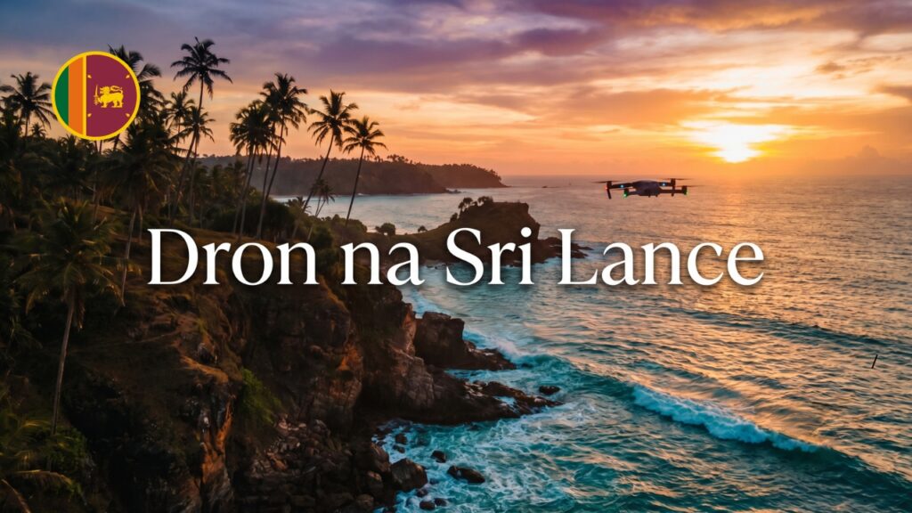 Latanie dronem na Sri Lance