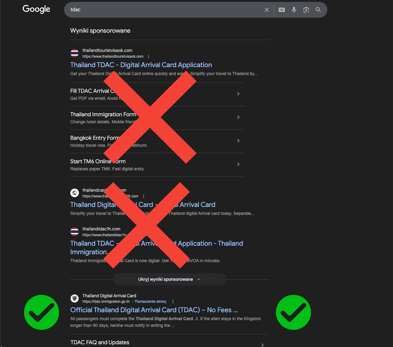 UWAGA na SCAM z formularzem TDAC