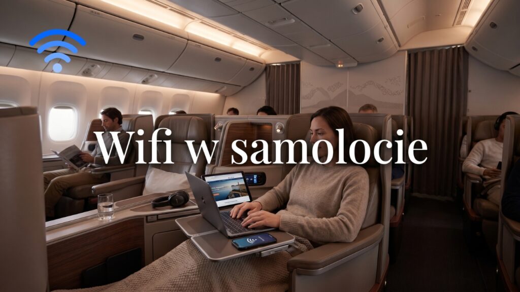 Wifi w samolocie – jak działa i gdzie jest