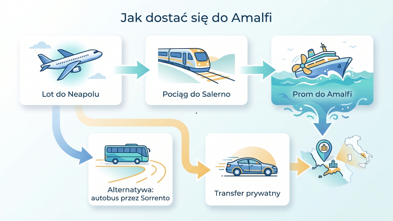 Jak dostać się do Amalfi?