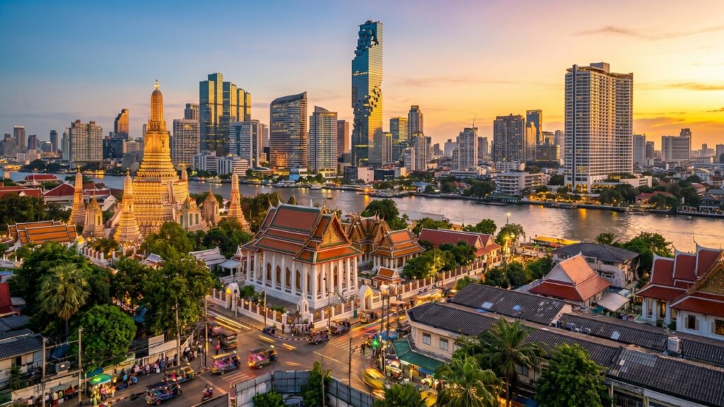 Ile trwa lot do Bangkoku? Czas lotu z Polski