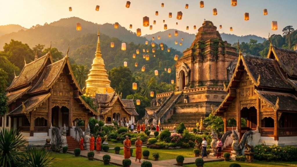 Ile trwa lot do Chiang Mai? Czas lotu z Polski
