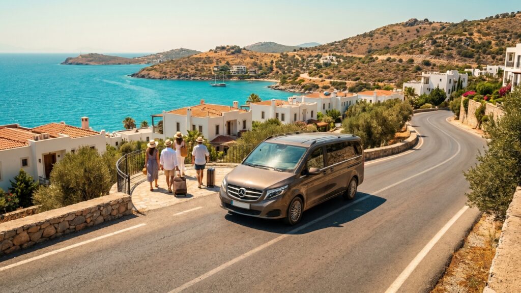 Ile trwa transfer z lotniska w Bodrum do hoteli w Turgutreis, Didim, Marmaris, Icmeler i Bodrum