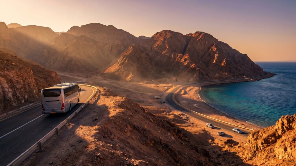 Ile trwa transfer z lotniska w Sharm el Sheikh do Taby?