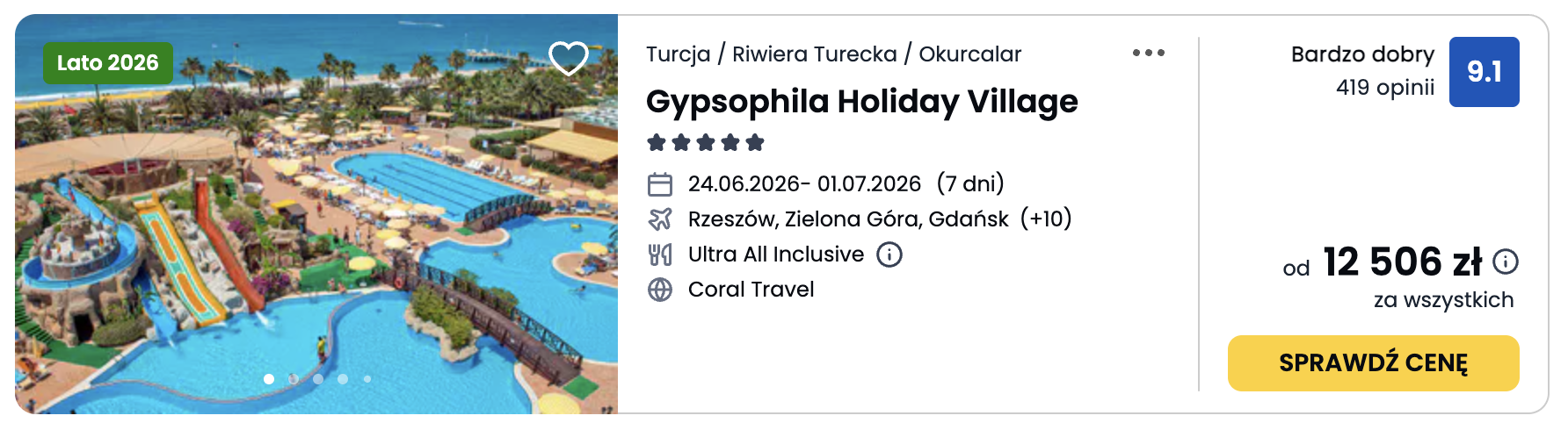lato 2026 w turcji w hotelach dla rodzin z dziecmi 3