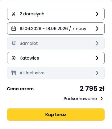 Egipt last minute za 2795 zl za 2 osoby dorosle all inclusive