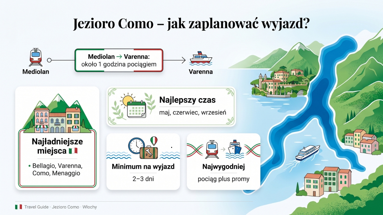 Jezioro Como jak zaplanować wyjazd?