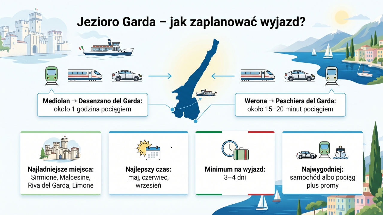 Jezioro Garda jak zaplanować wyjazd?