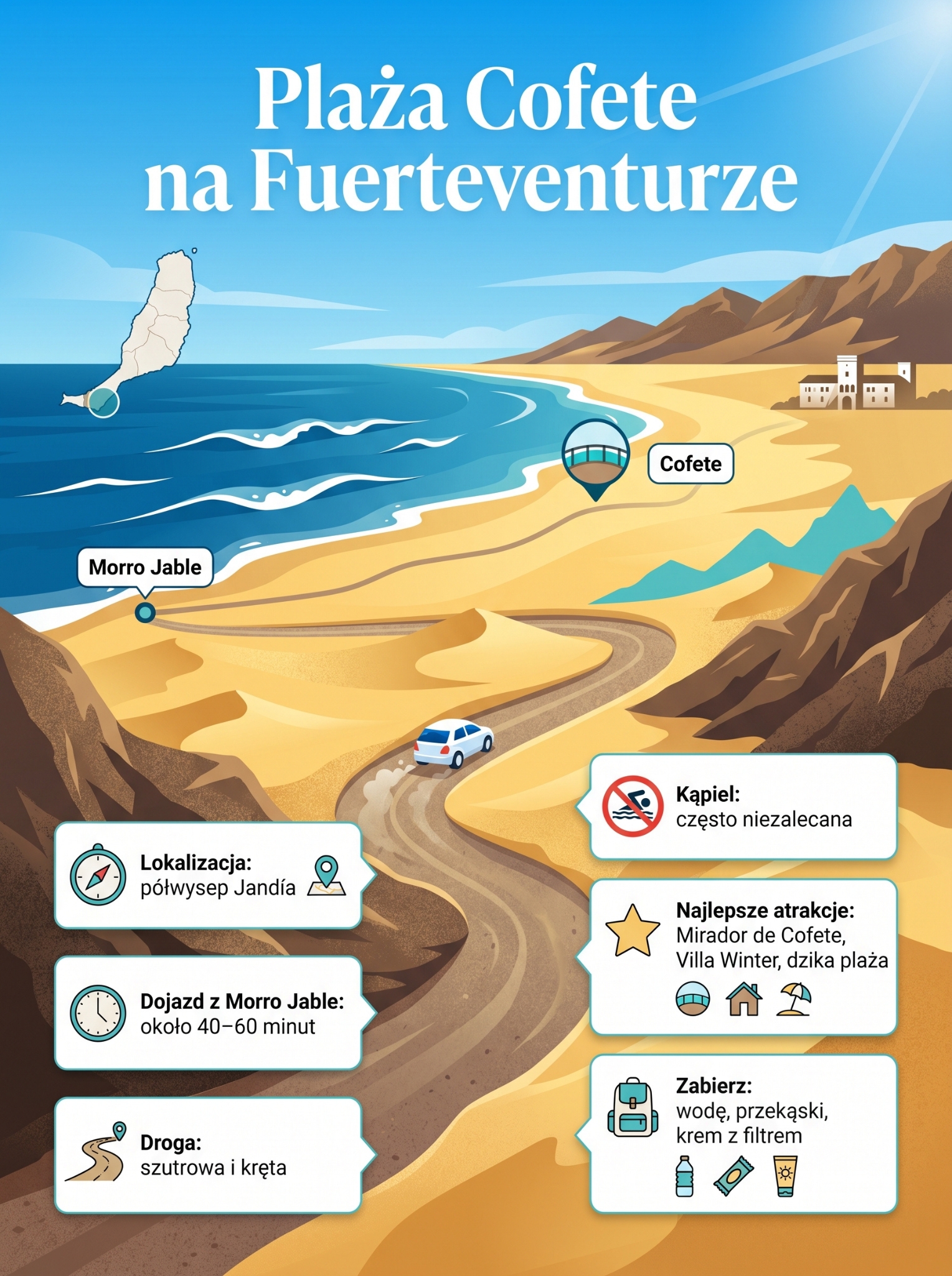 Plaża Cofete przewodnik