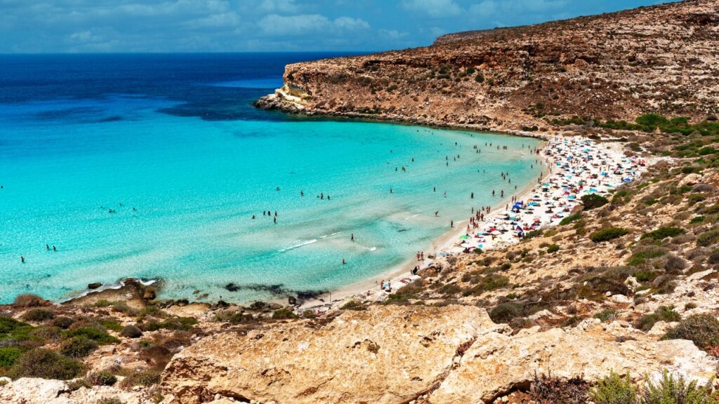 Plaża Królików, czyli Spiaggia dei Conigli Beach na Lampedusie