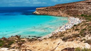 Plaża Królików, czyli Spiaggia dei Conigli Beach na Lampedusie