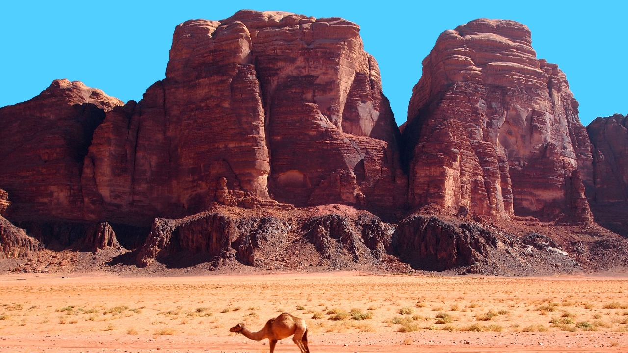 Pustynia Wadi Rum w Jordanii