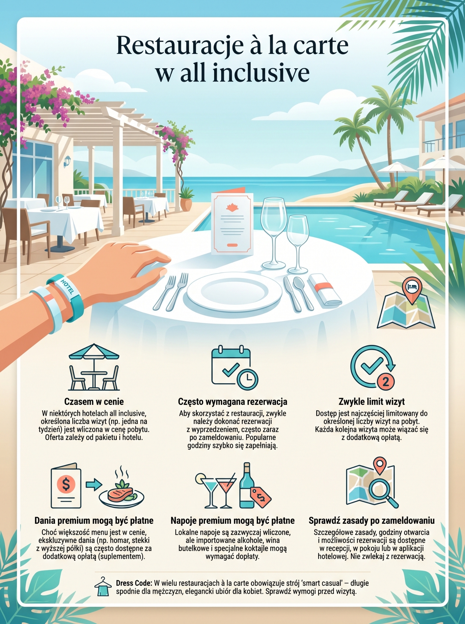 Restauracje àla carte w all inclusive - co trzeba wiedzieć