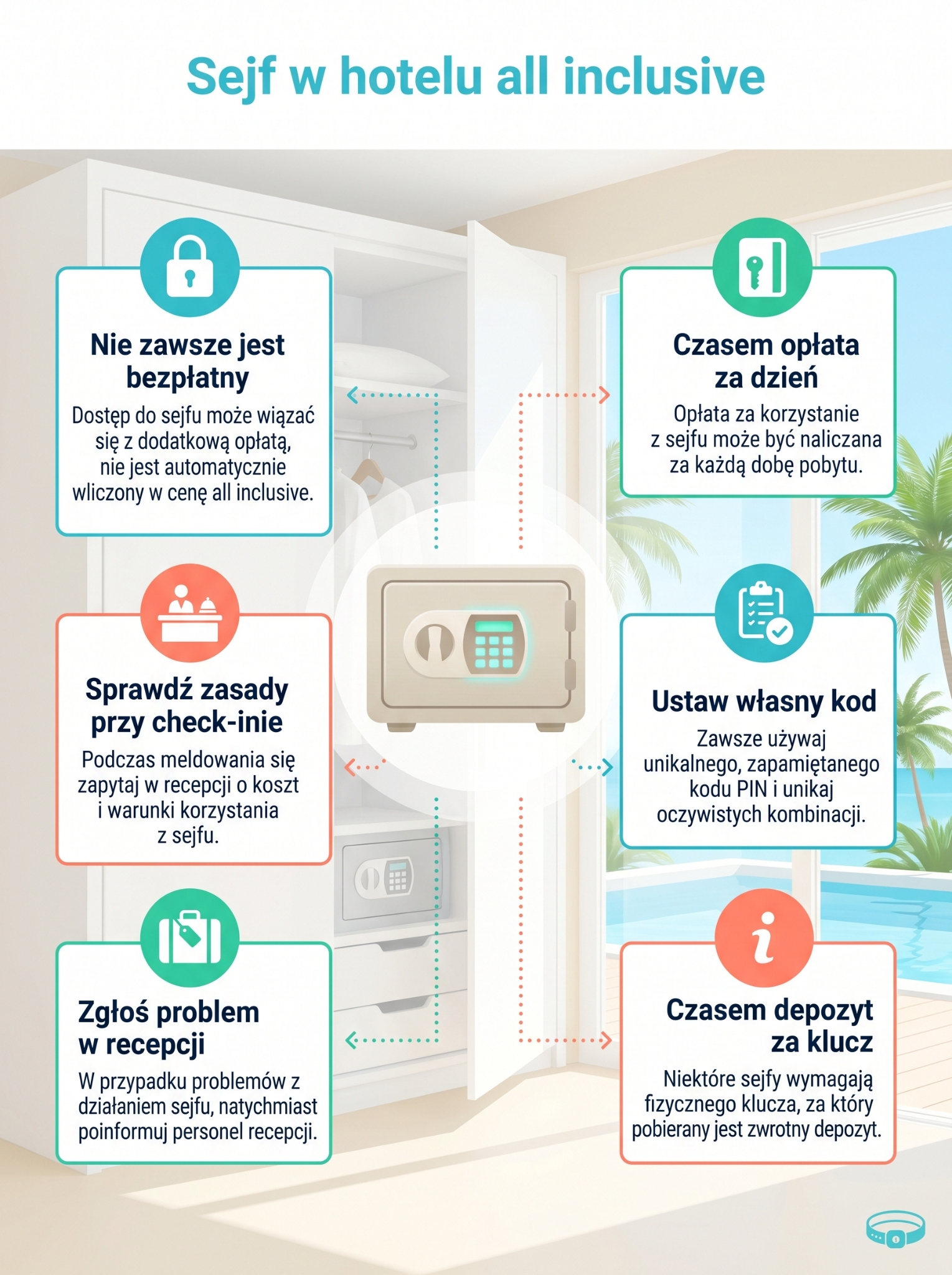 Sejf w hotelu all inclusive