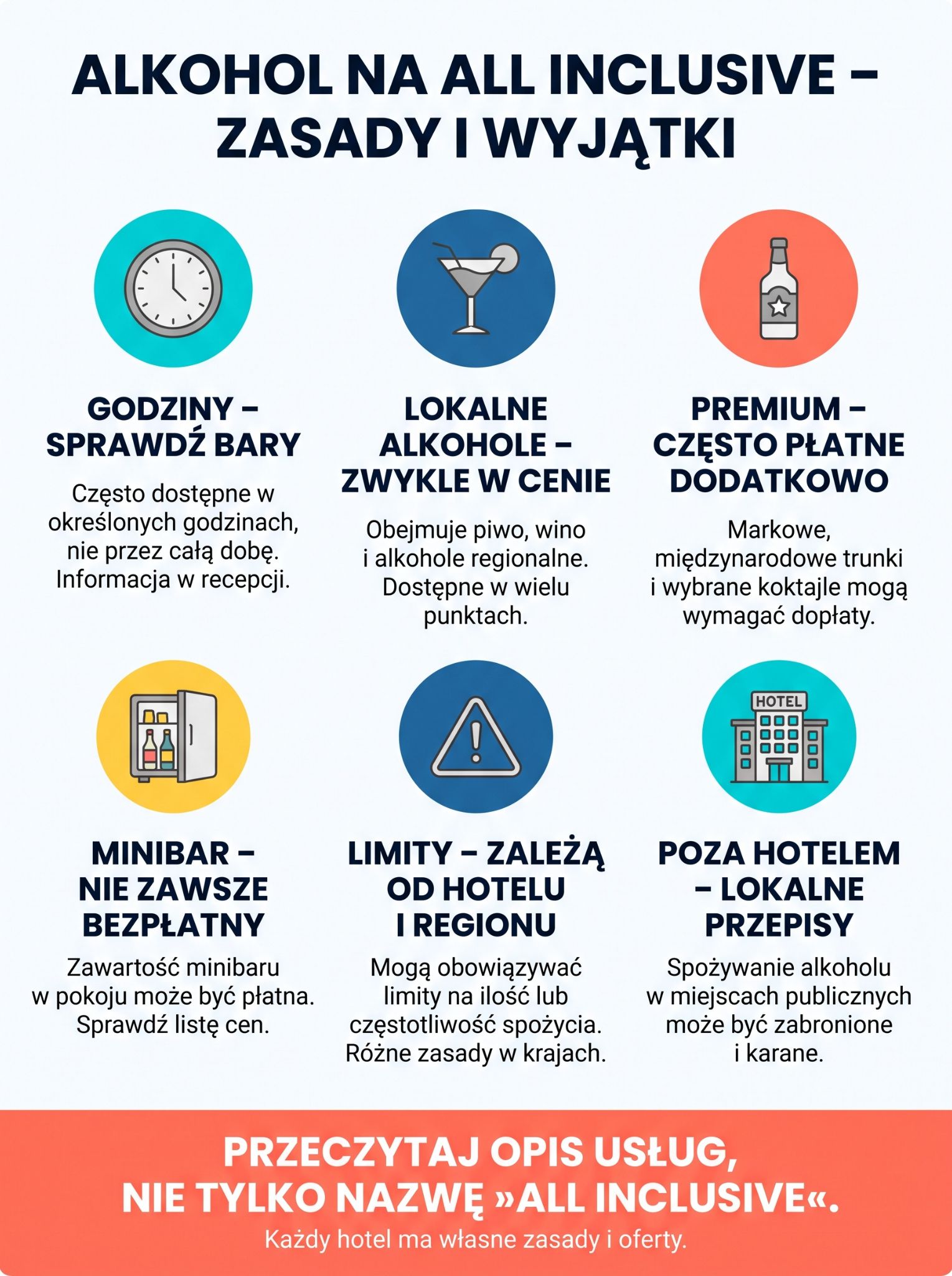 Czy alkohol w all inclusive jest bez limitu Zasady, godziny i wyjątki